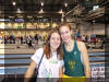 Liza Schillo with Julie Osborne, 2004 Indoor State Meet